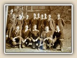 Uncle Ralph Hall with his fraternity at Davidson College around 1928.He is in the back row, fourth from right. 